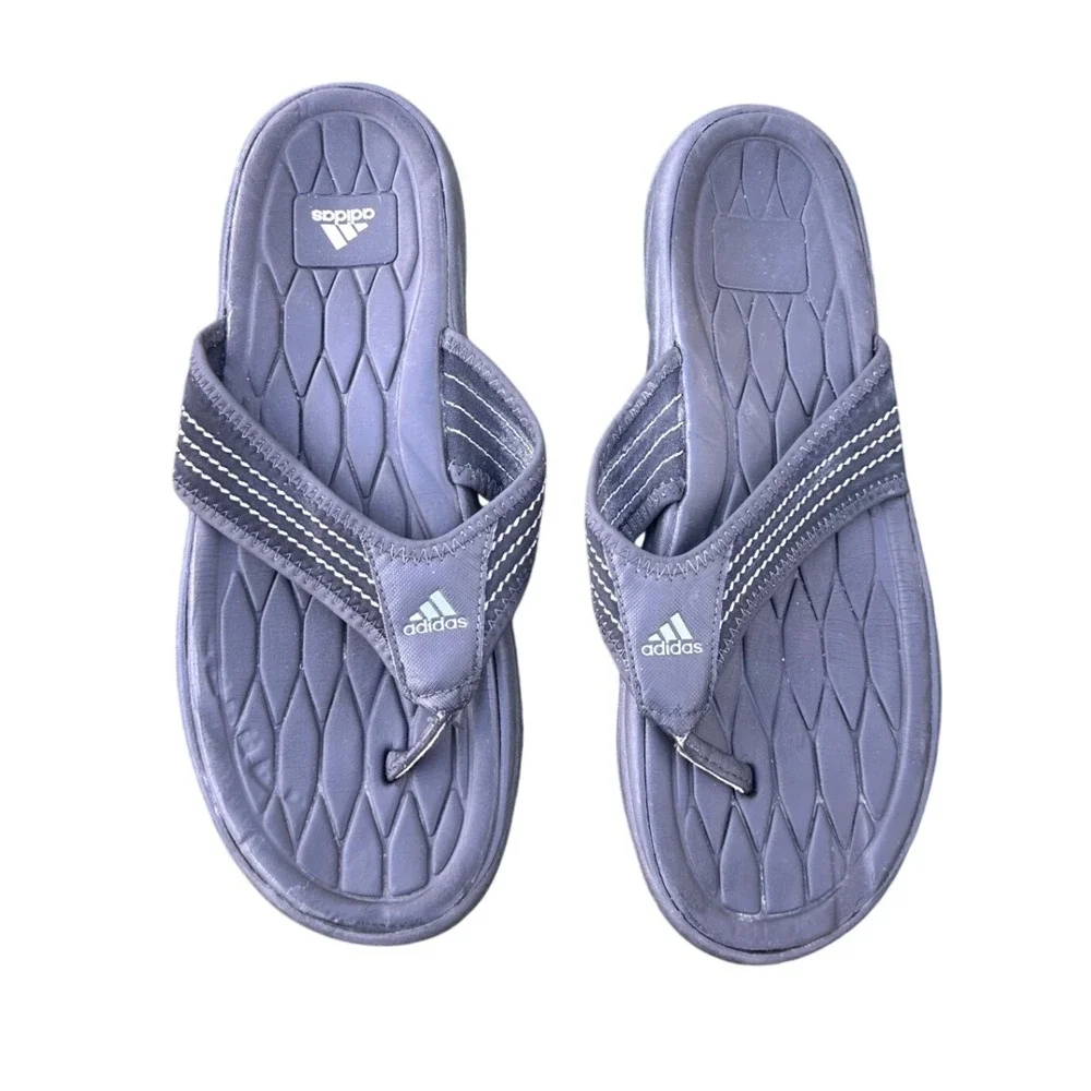 Adidas Raggmo Thong SC Men's Flip Flop Sandals‎ Size 9 Black